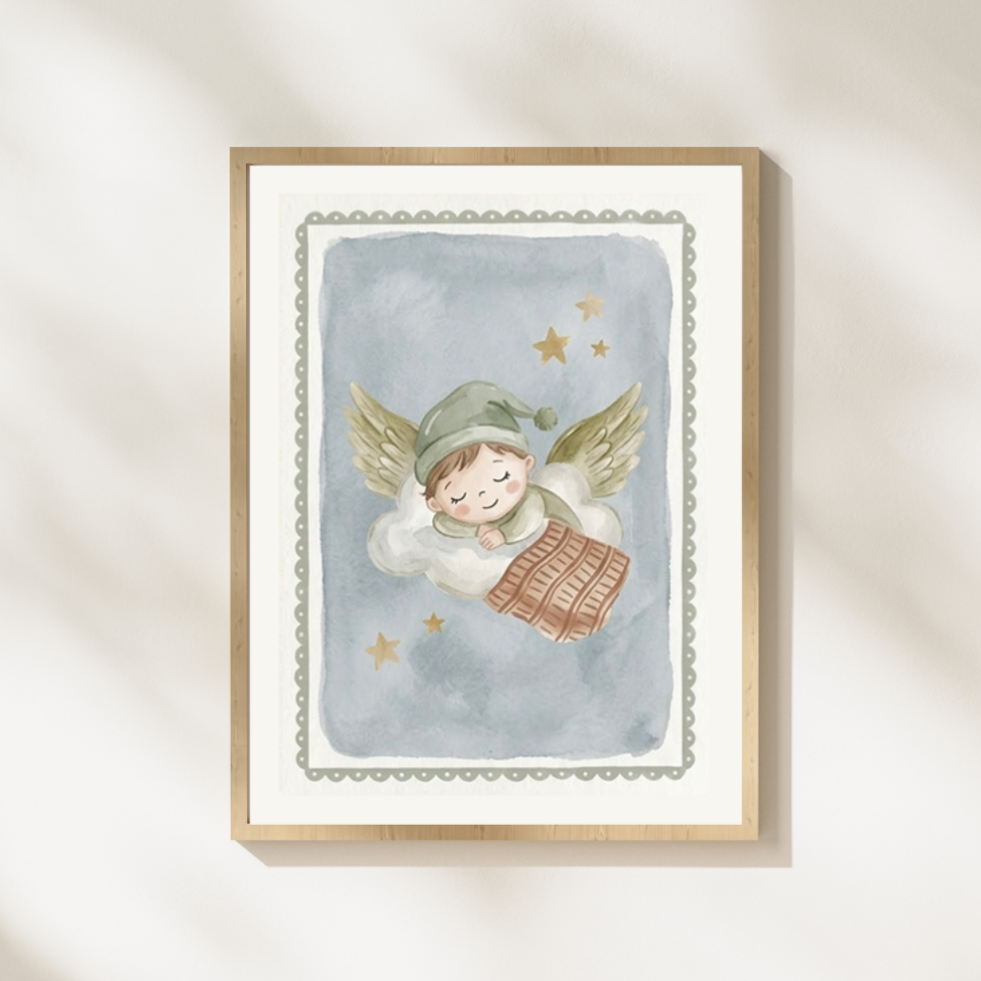 Lámina infantil «Sueños con alas» – Viva La Home