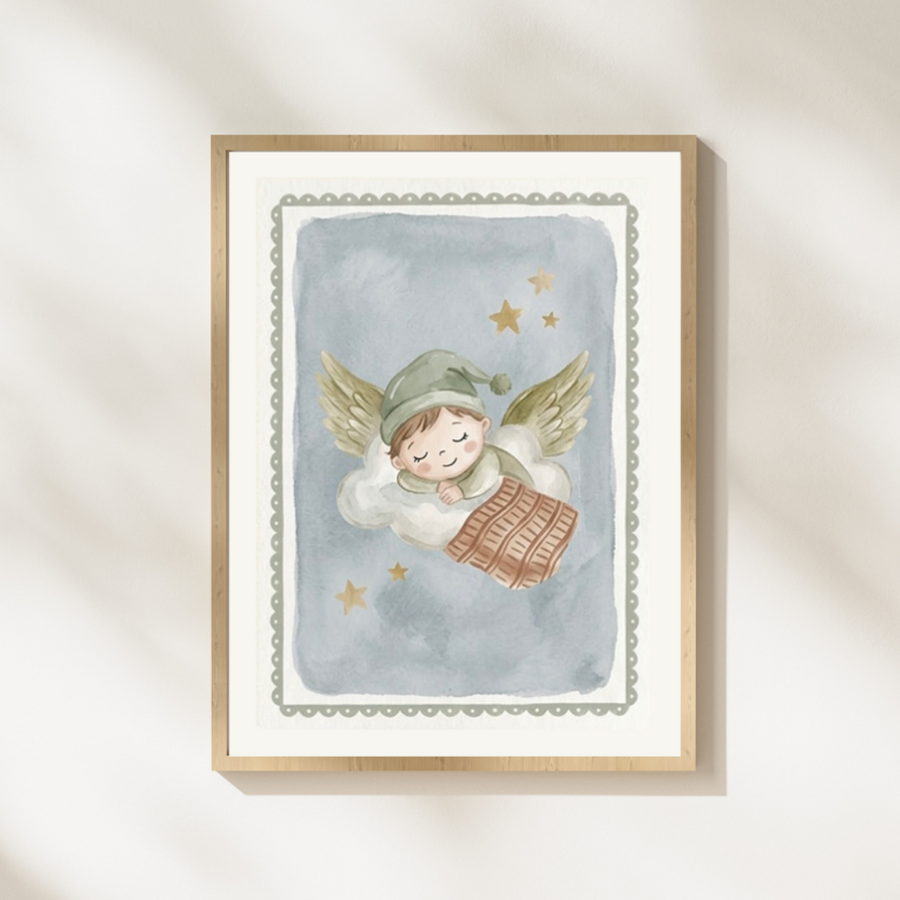 Lámina infantil «Sueños con alas» – Viva La Home