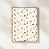 Lámina decorativa infantil – Amigos del bosque