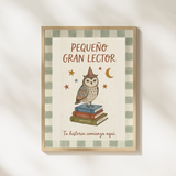 Lámina decorativa infantil – Pequeño gran lector