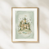 Lámina decorativa infantil – El castillo de los sueños