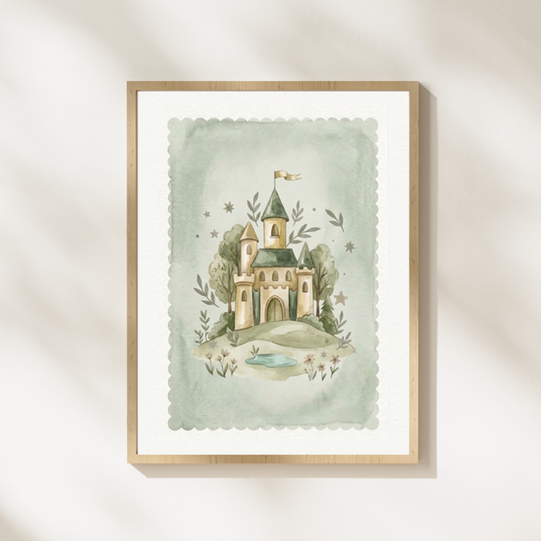 Lámina infantil «El castillo de los sueños» – Viva La Home
