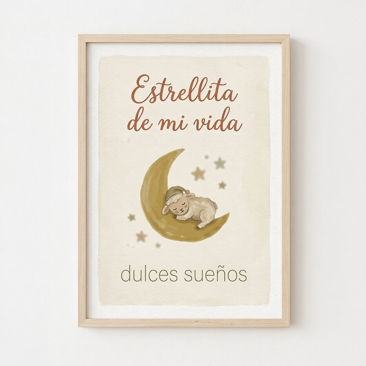 Lámina decorativa infantil «Estrellita de mi vida» en A4 y A3 – Viva La Home