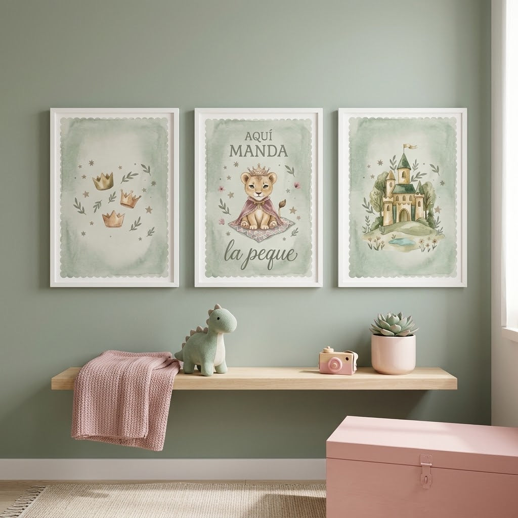 Láminas infantiles «Un reino de sueños» y «El castillo de los sueños» – Viva La Home