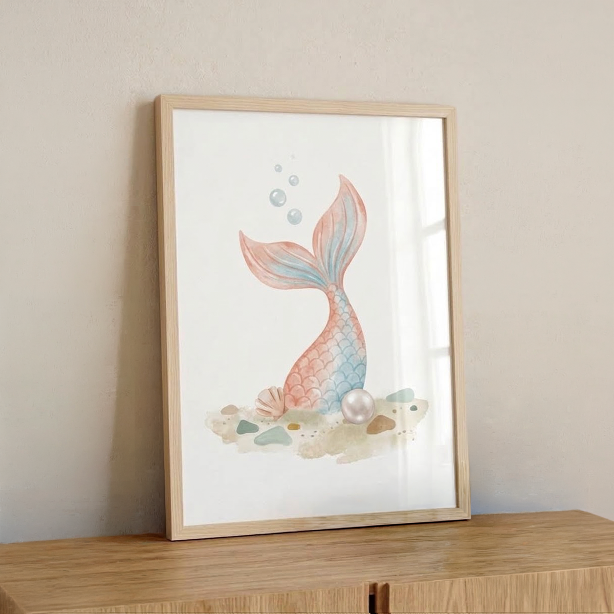 Lámina decorativa infantil «Tesoro del mar» en A4 y A3 – Viva La Home