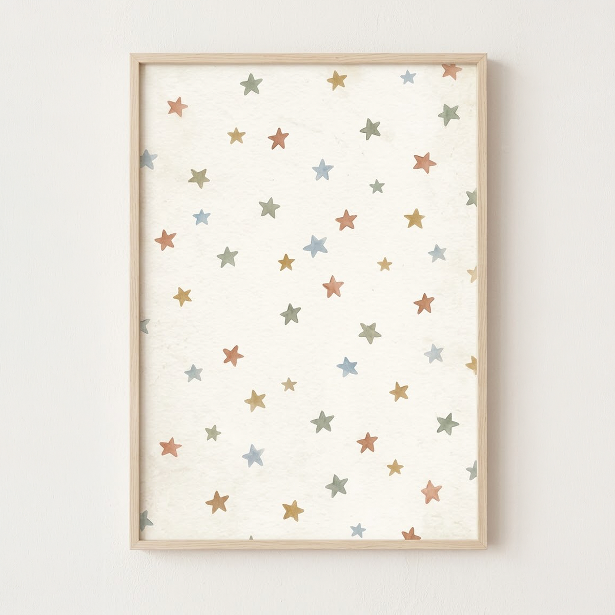 Lámina decorativa infantil «Cielo de colores» en A4 y A3 – Viva La Home