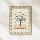 Lámina decorativa infantil – Donde crecen las historias
